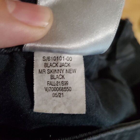 Old Navy Jeans Women’s Size 8 Long Black Rockstar Super Skinny Stretch Denim - Picture 4 of 12